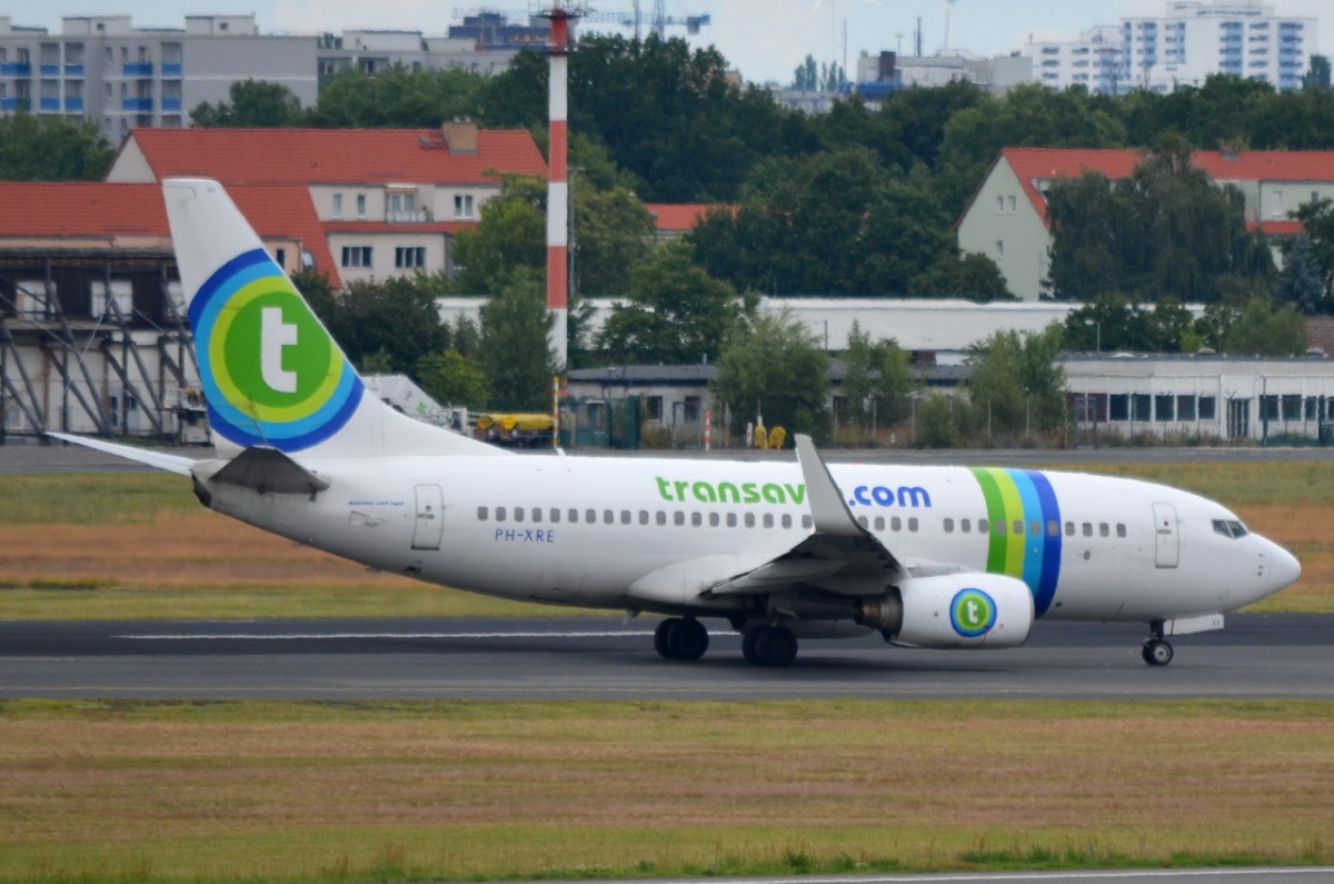 PH-XRE Transavia Boeing 737-7K2 (WL)  in Tegel am 26.06.2014 gelandet