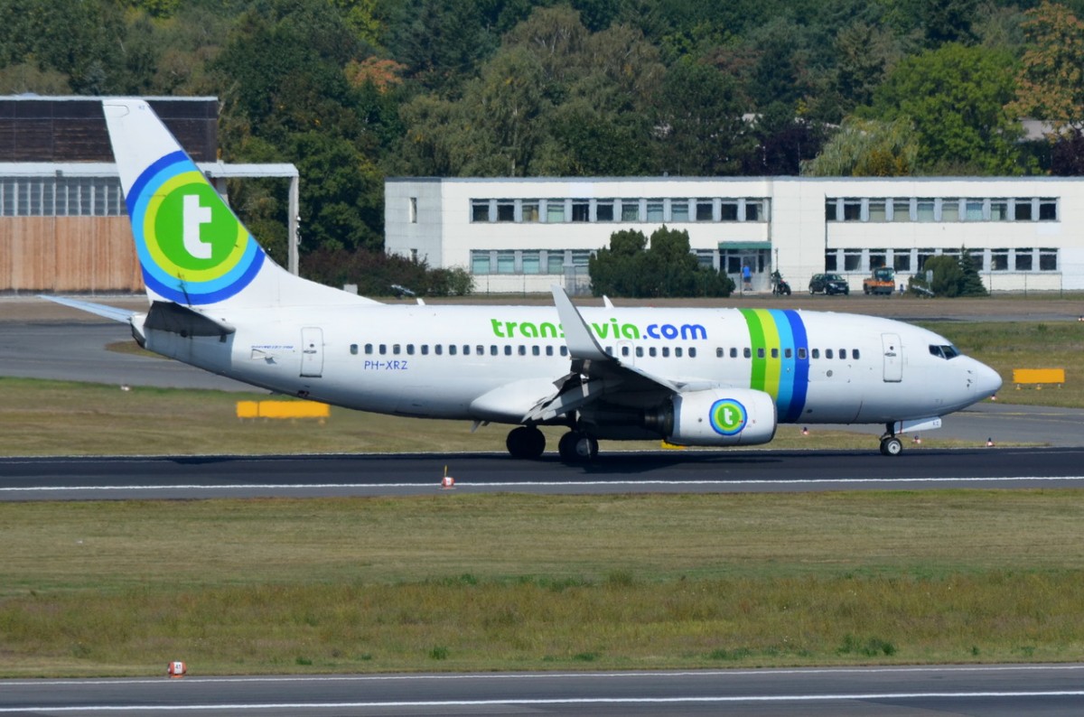 PH-XRZ Transavia Boeing 737-7K2 (WL)   gelandet am 03.09.2014 in Tegel