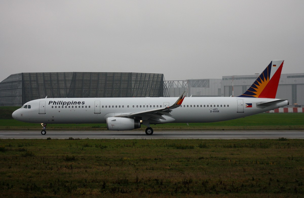 Philippine Airlines, D-AVXR, Reg.RP-C9917, (c/n 6371),Airbus A 321-231 (SL), 12.11.2014, XFW-EDHI, Hamburg-Finkenwerder, Germany 