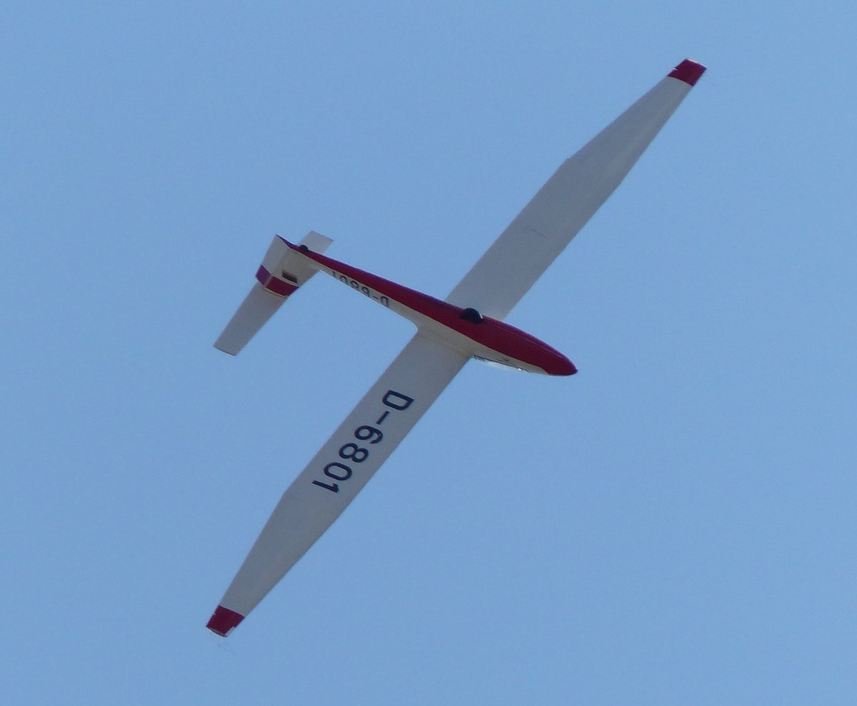 Pilatus B4, D-6801, Flugplatz Gera (EDAJ), 20.8.2016