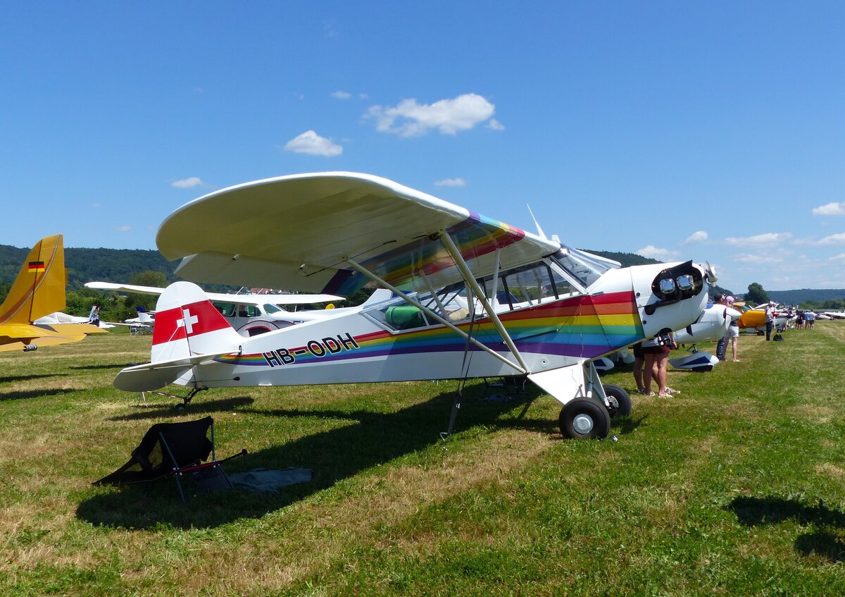 Piper L-4A , HB-ODH, Flugplatz Gelnhausen (EDFG), 11.7.2026