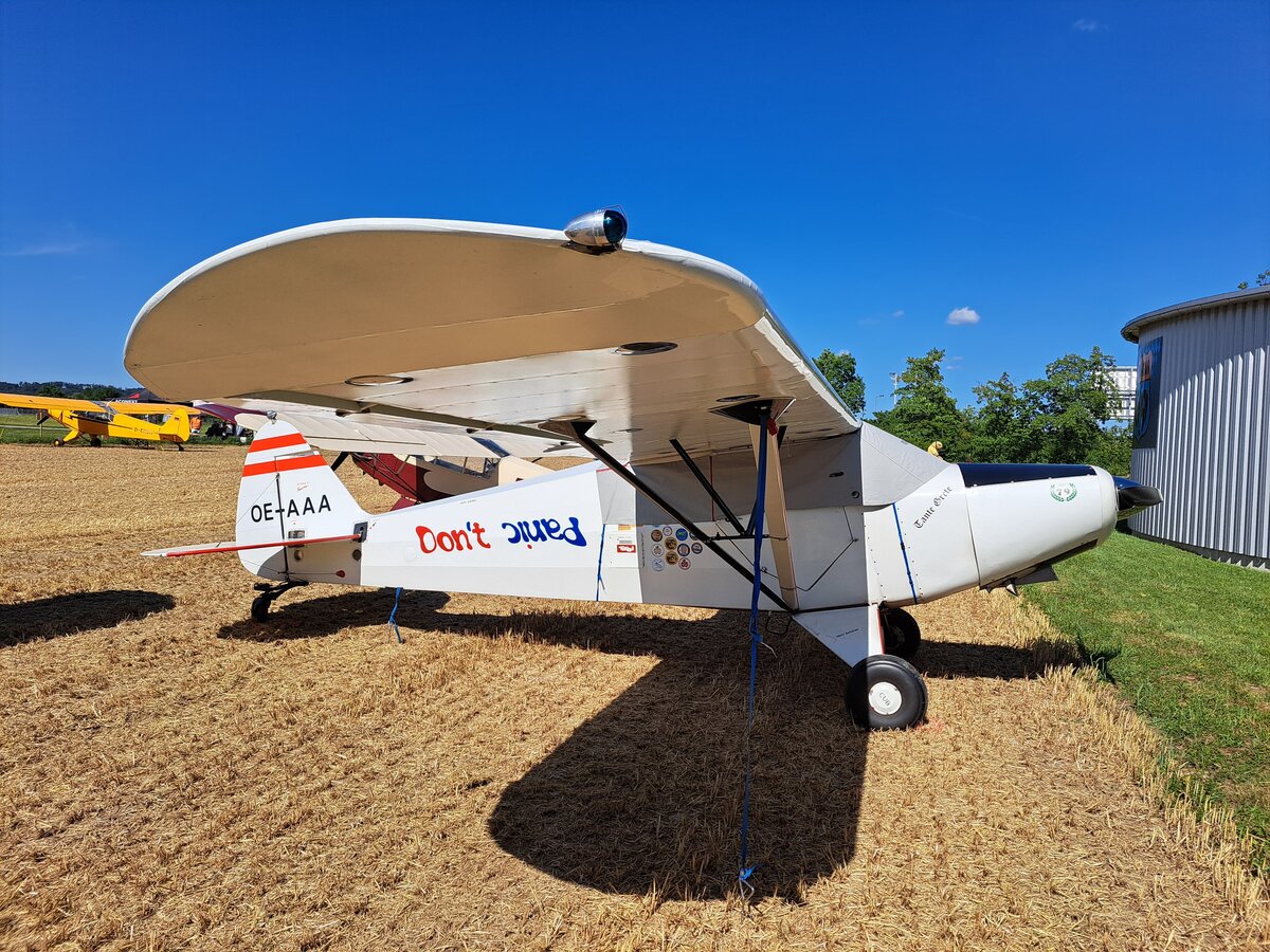 Piper PA 12-125 Super Cruiser, OE-AAA, Flugplatz Landshut (EDML), 4.7.2026