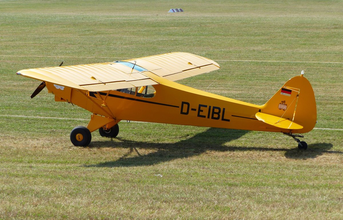 Piper PA 18-150, D-EIBL, Kirchheim/Teck-Hahnweide (EDST), 10.9.2016