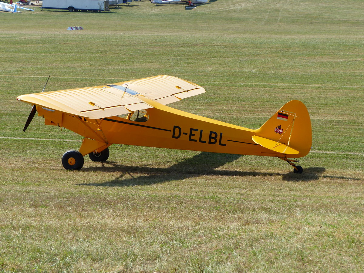 Piper PA 18-150, D-ELBL, Kirchheim/Teck-Hahnweide (EDST), 10.9.2016