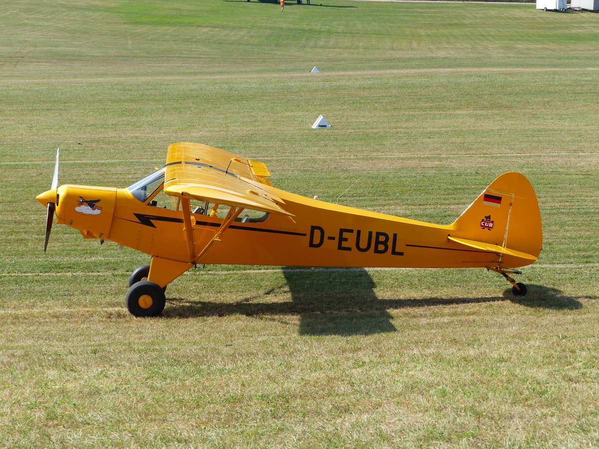 Piper PA 18-150, D-EUBL, Kirchheim/Teck-Hahnweide (EDST), 10.9.2016