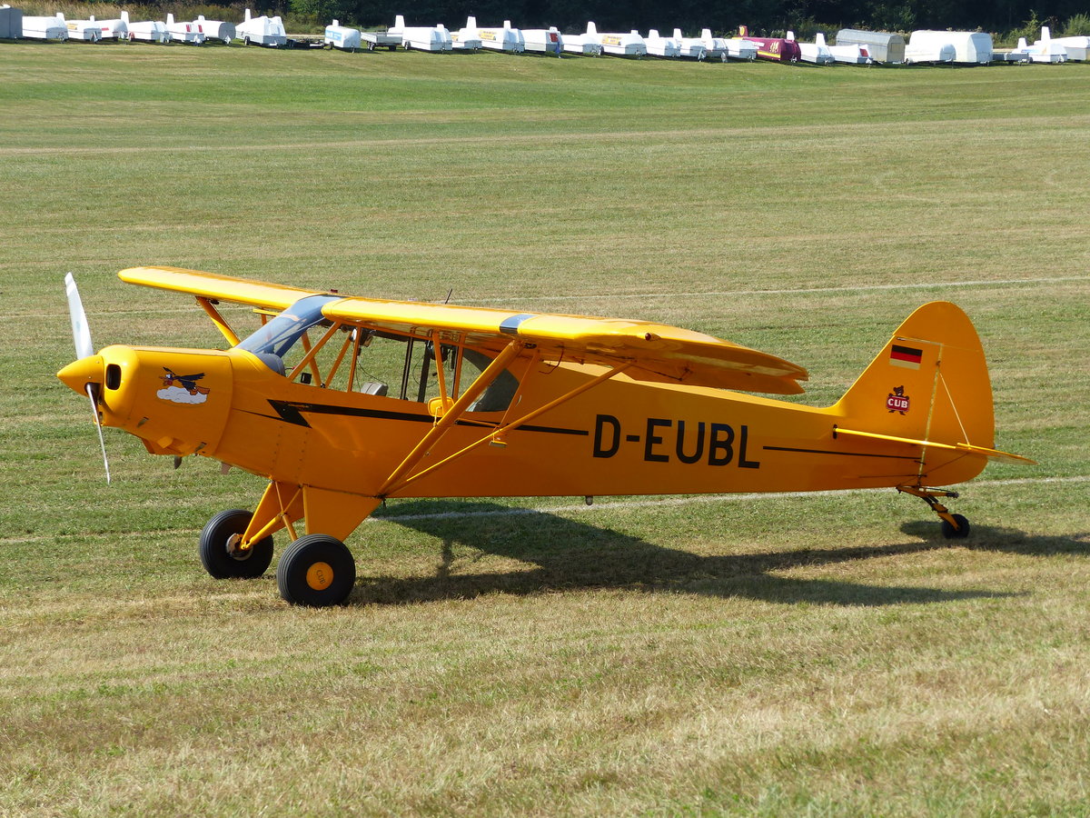 Piper PA 18-150, D-EUBL, Kirchheim/Teck-Hahnweide (EDST), 10.9.2016