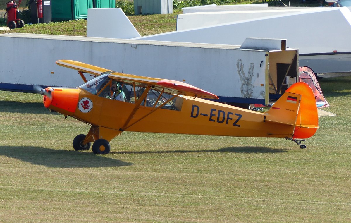 Piper PA 18-95 Super Cub, D-EDFZ, Kirchheim/Teck-Hahnweide (EDST), 10.9.2016