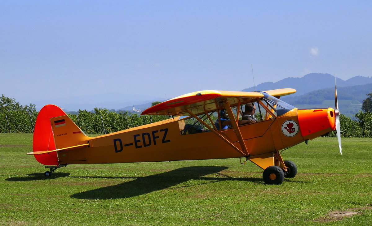 Piper PA-L18C, D-EDFZ, Flugplatzfest Müllheim/Baden, Aug.2019