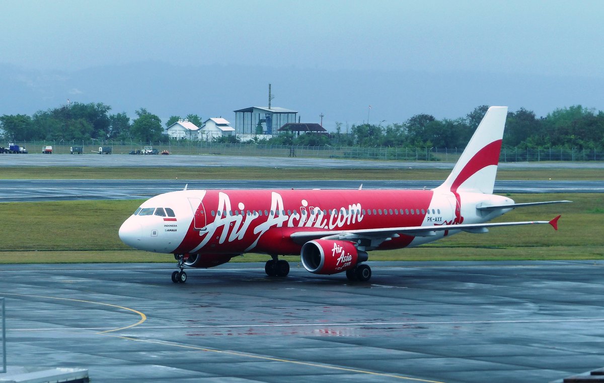 PK-AXX, Airbus A 320-216, Air Asia, Denpasar International Airport (DPS), 7.10.2017