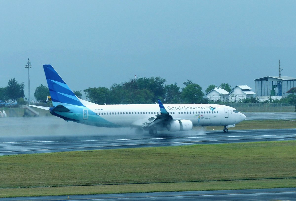 PK-GMP, Boeing 737-8U3(WL), Garuda Indonesia, Denpasar International Airport (DPS), 7.10.2017