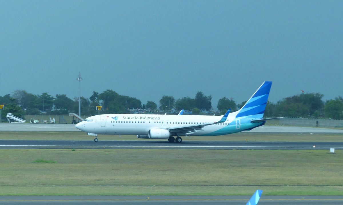 PK-GNC, Boeing 737-8U3(WL), Garuda Indonesia, Denpasar International Airport (DPS), 7.10.2017