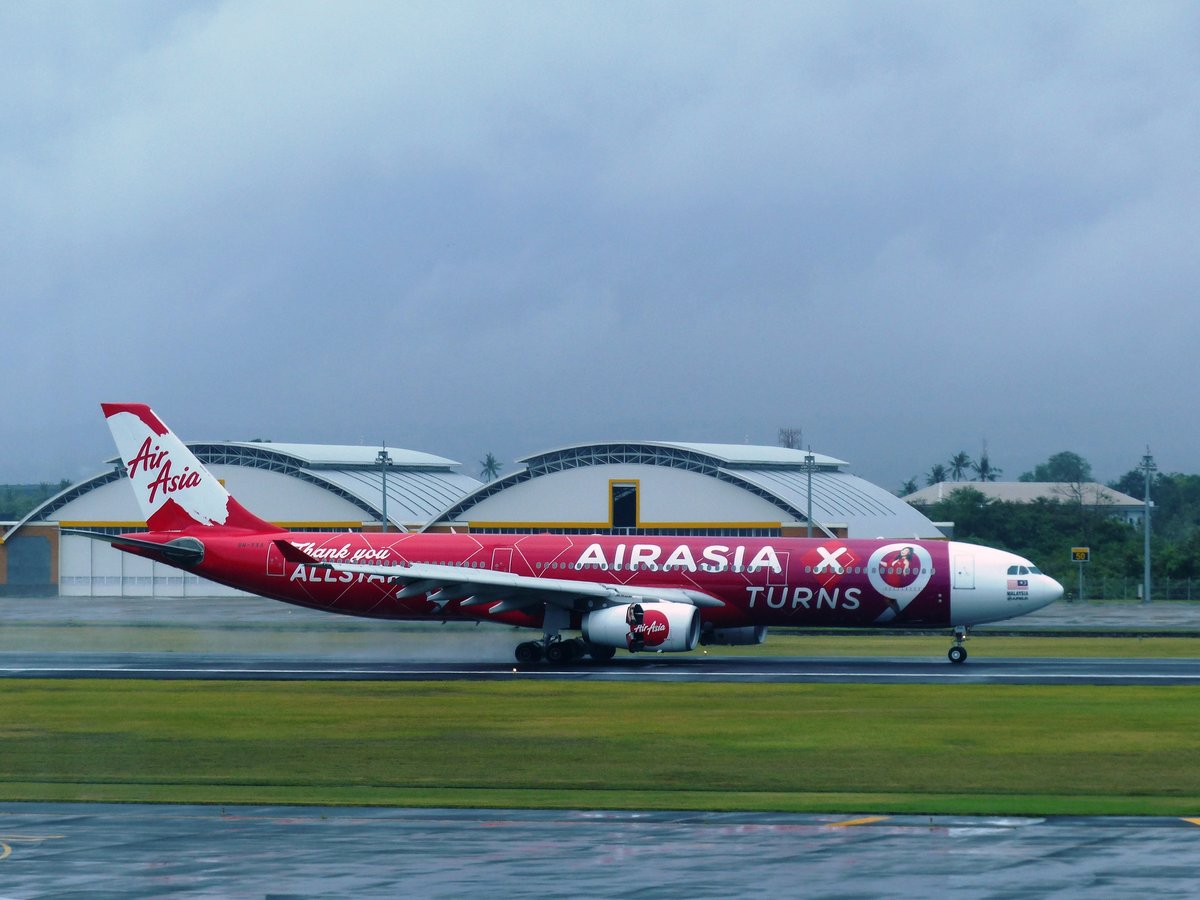 PK-XXA, Airbus A 330-343, Air Asia, Denpasar International Airport (DPS), 7.10.2017