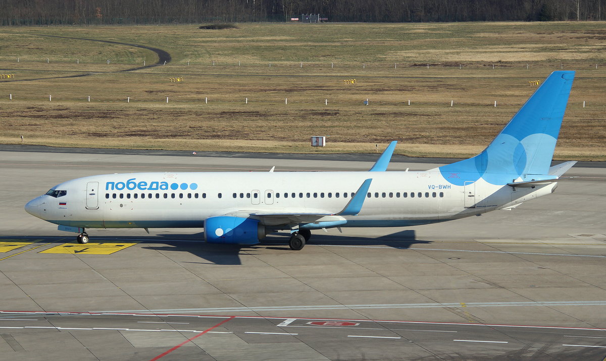 Pobeda, VQ-BWH, MSN 41206, Boeing 737-8LJ(WL), 24.02.2018, CGN-EDDK, Köln-Bonn, Germany 