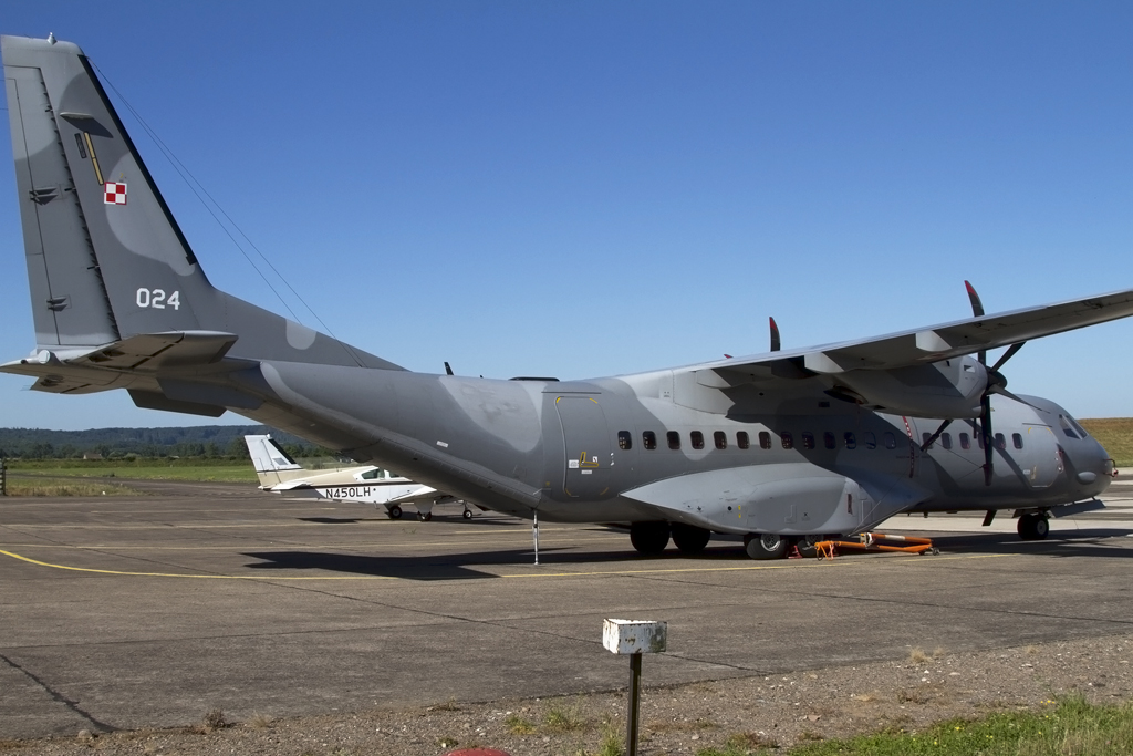 Poland - Air Force, 024, Casa, C-295M, 28.06.2015, LFSX, Luxeuil, France 





