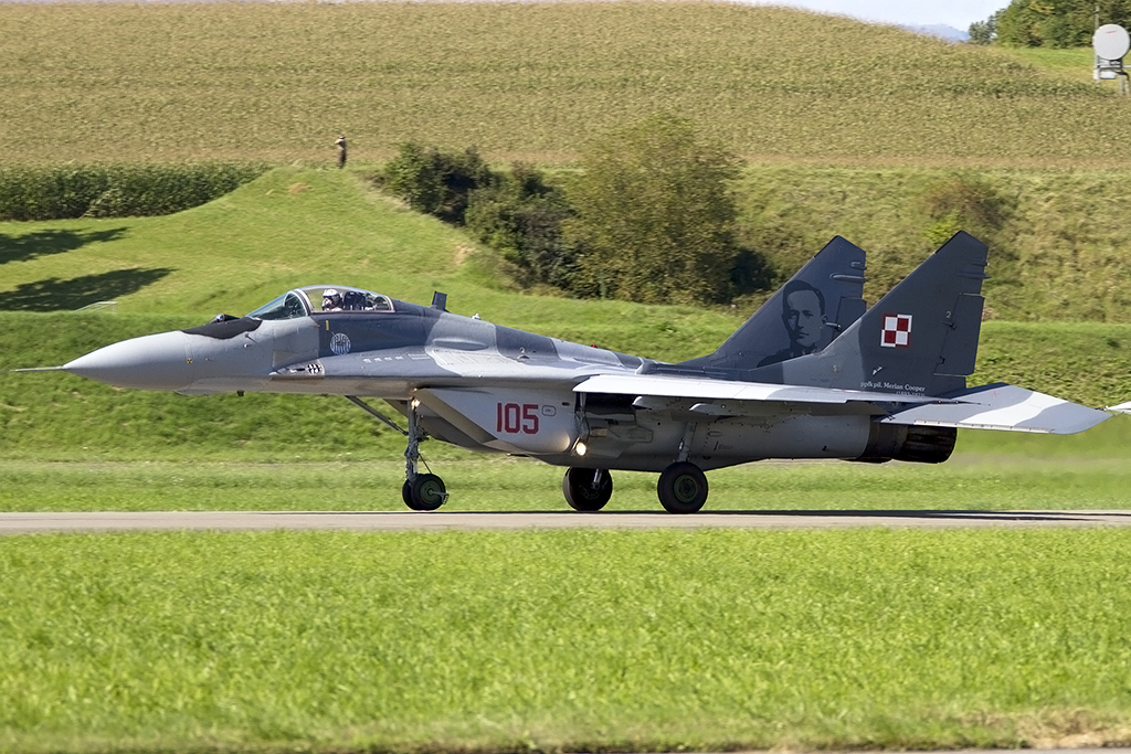 Poland Air Force, 105, Mikoyan-Gurevich, MIG-29A, 30.08.2014, LSMP, Payerne, Switzerland




