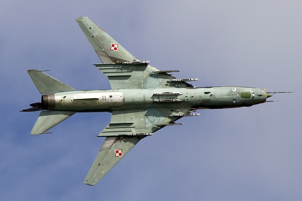 Poland Air Force, 3715, Sukhoi, SU-22M4, 30.08.2014, LSMP, Payerne, Switzerland 



