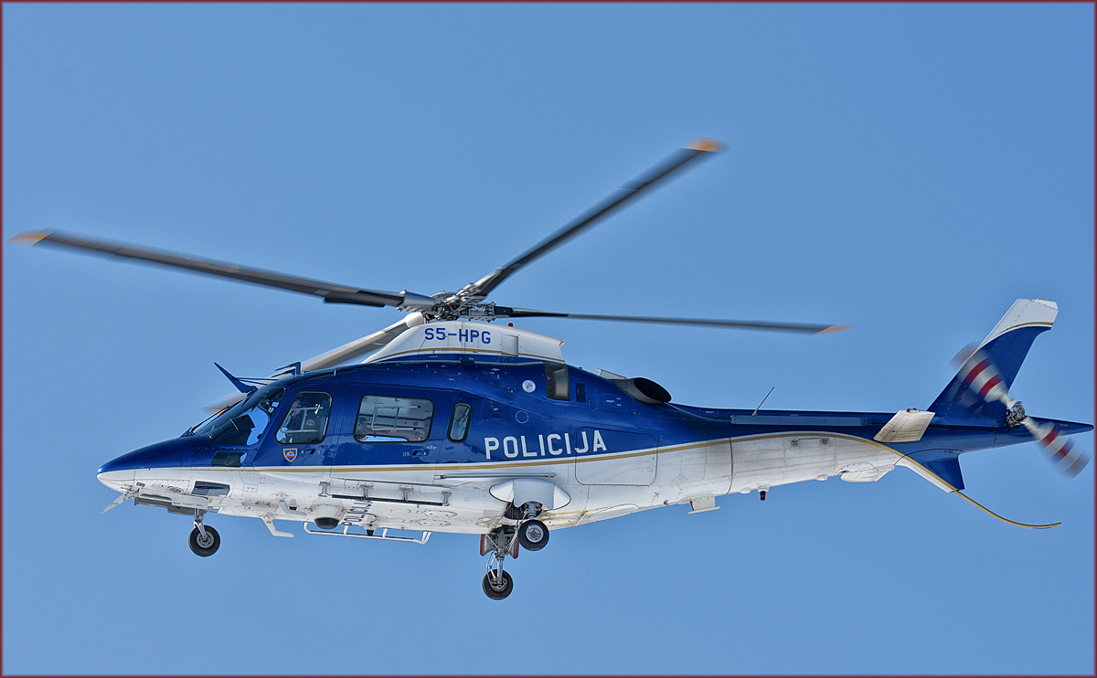 Policija S5-HPG; Agusta Bell A109E; Maribor MBX; 15.2.2018