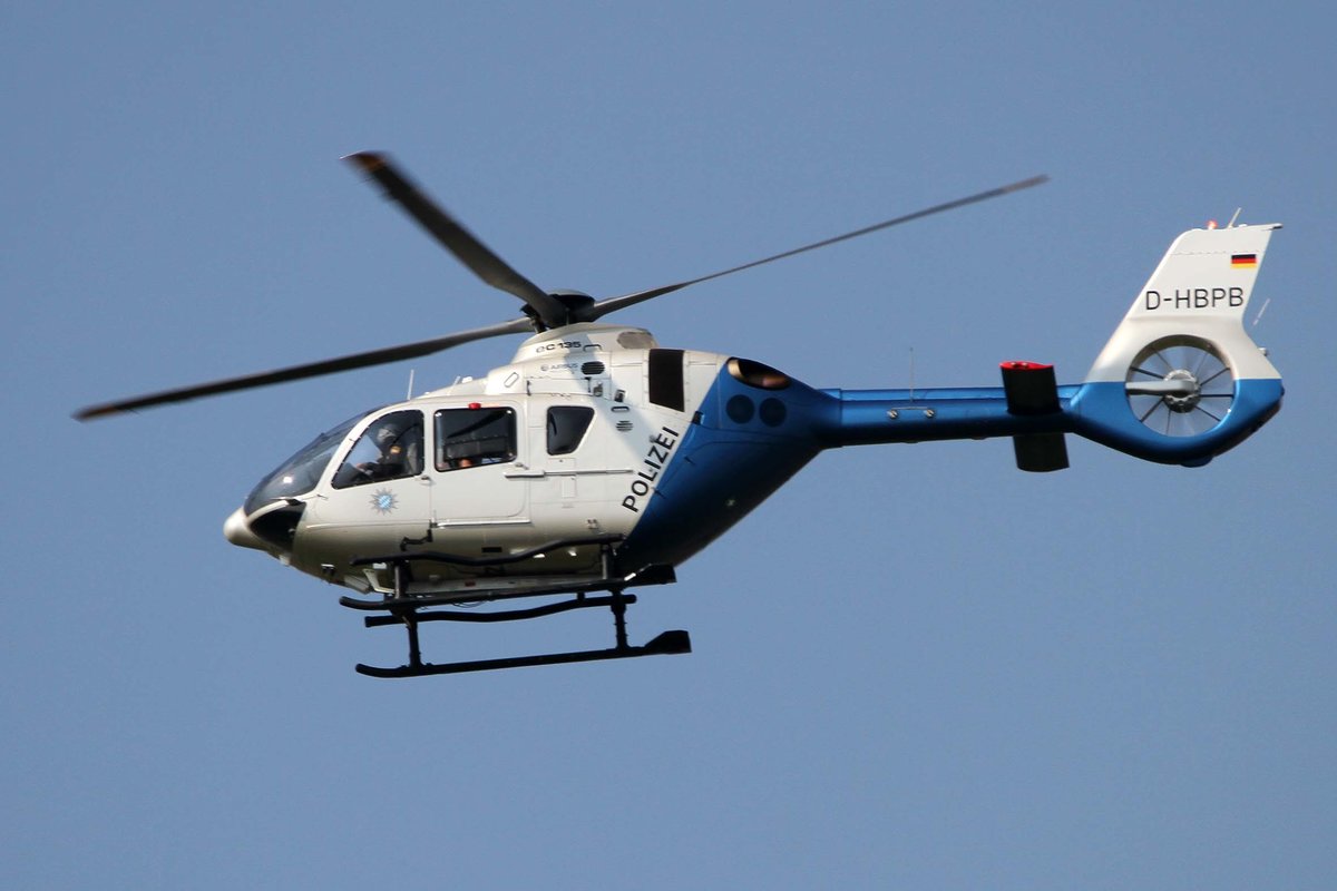 Polizei -Bayern-, D-HBPB, Airbus Helicopters (Eurocopter), H-135 (EC-135 P2+),  Edelweiß 2 , MUC-EDDM, München, 20.08.2018, Germany 