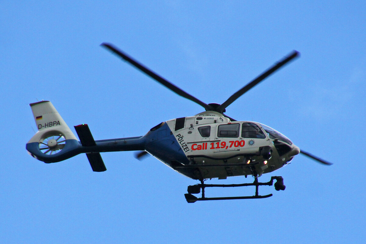 Polizei, D-HBPA, Eurocopter, EC-135-P2+, msn: 0831, 10.September 2022, MUC München, Germany.
