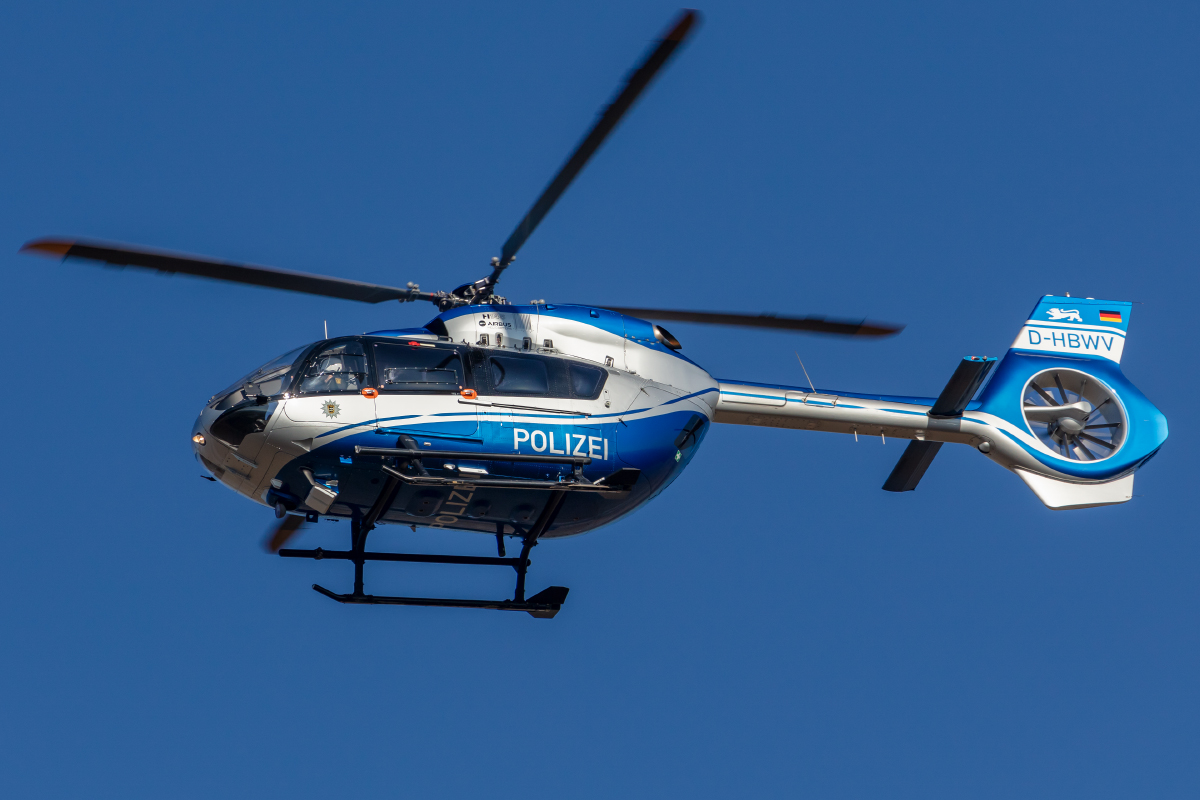 Polizei, D-HBWV, Eurocopter, EC-145, 19.01.2022, STR, Stuttgart, Germany