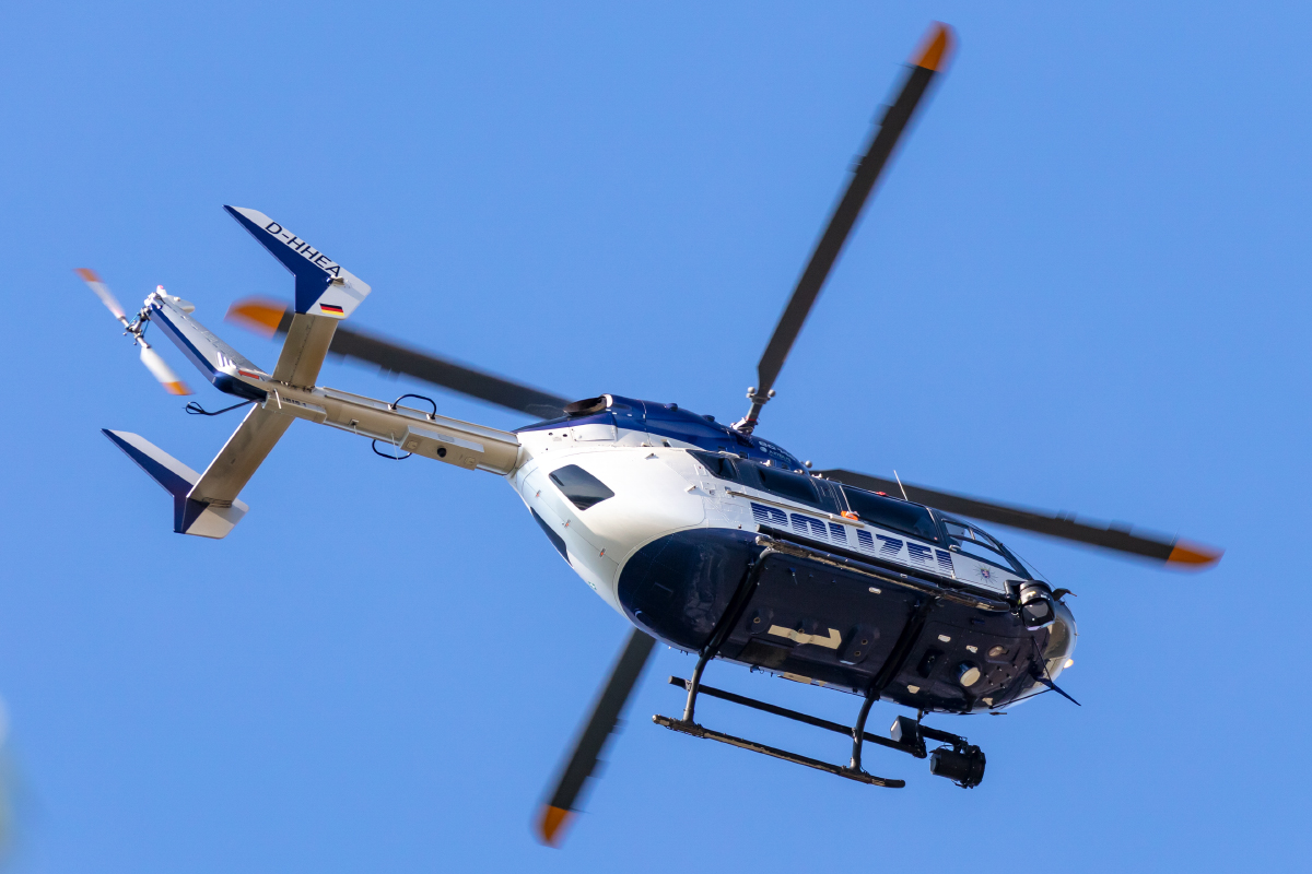Polizei, D-HHEA, Eurocopter, EC-145, 13.09.2021, FRA, Frankfurt, Germany