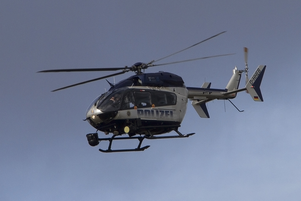 Polizei, D-HHEB, Eurocopter, EC-145, 08.02.2015, FRA, Frankfurt, Germany



