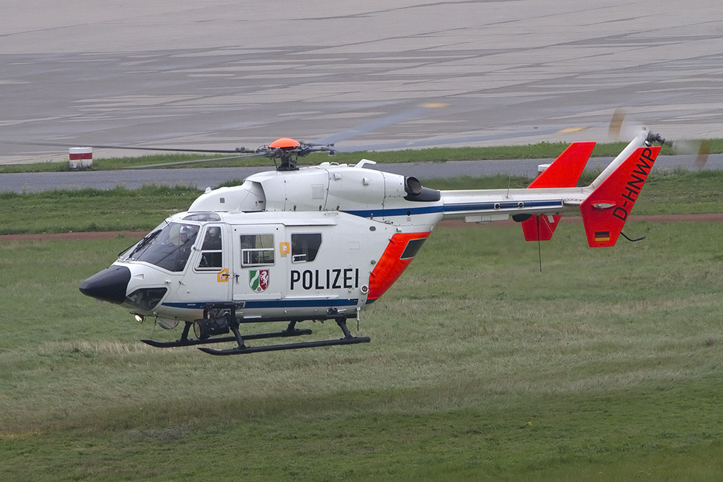 Polizei, D-HNWP, Eurocopter, BK-117, 08.10.2013, DUS, Düsseldorf, Germany 






