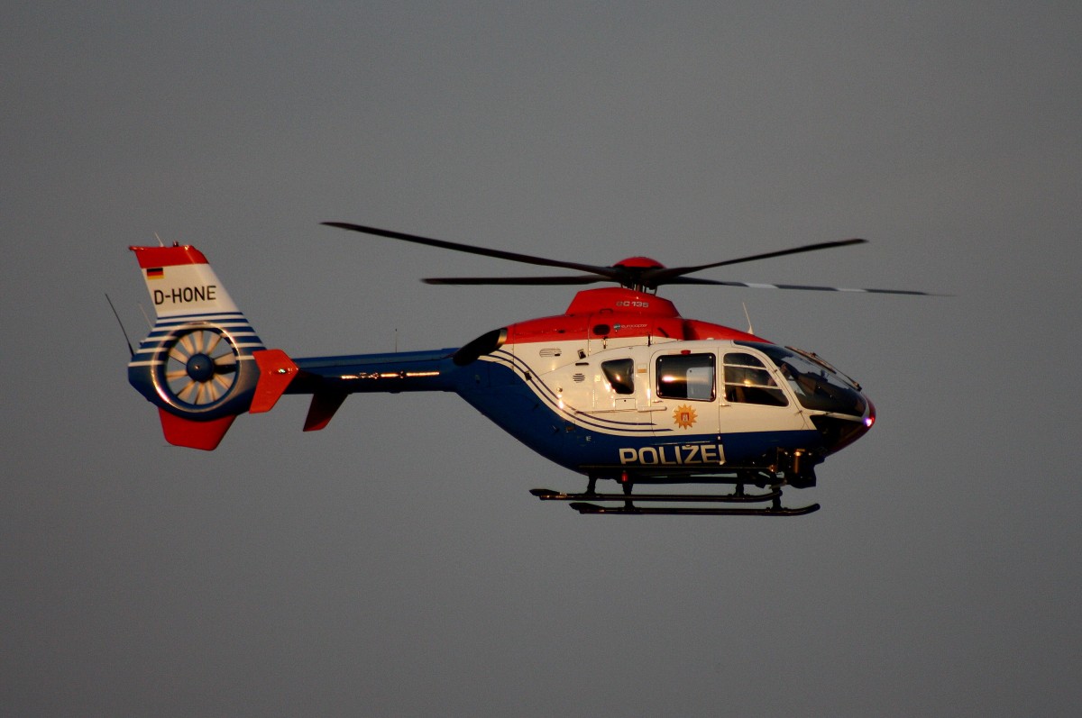 Polizei Hamburg, D-HONE, (c/n 0338),Eurocopter EC 135 P2,18.03.2015, HAM-EDDH, Hamburg, Germany 