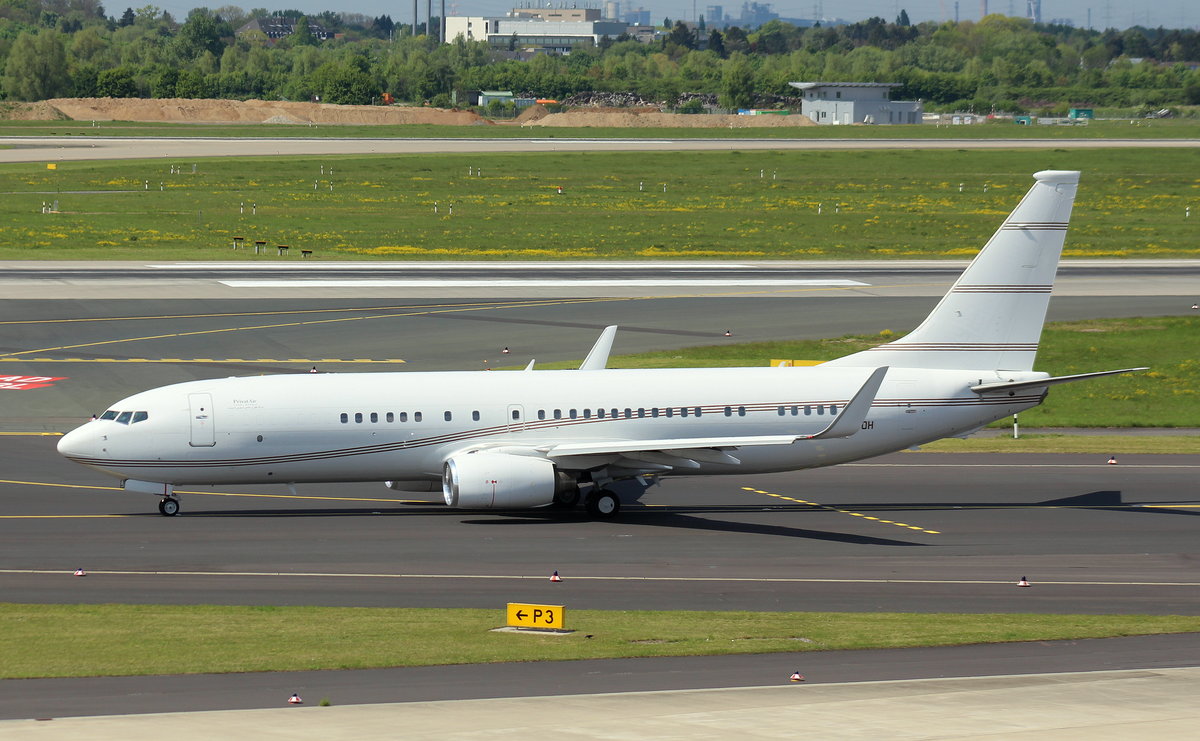 Privat Air Saudi Arabia, VP-COH, MSN 32777, Boeing 737-8DR(BBJ), 06.05.2017,DUS-EDDL, Düsseldorf, Germany 