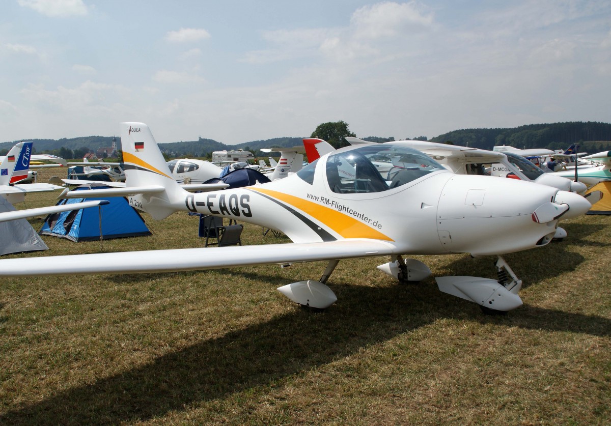 Privat, D-EAQS, Aquila, A-210, 23.08.2013, EDMT, Tannheim (Tannkosh '13), Germany 