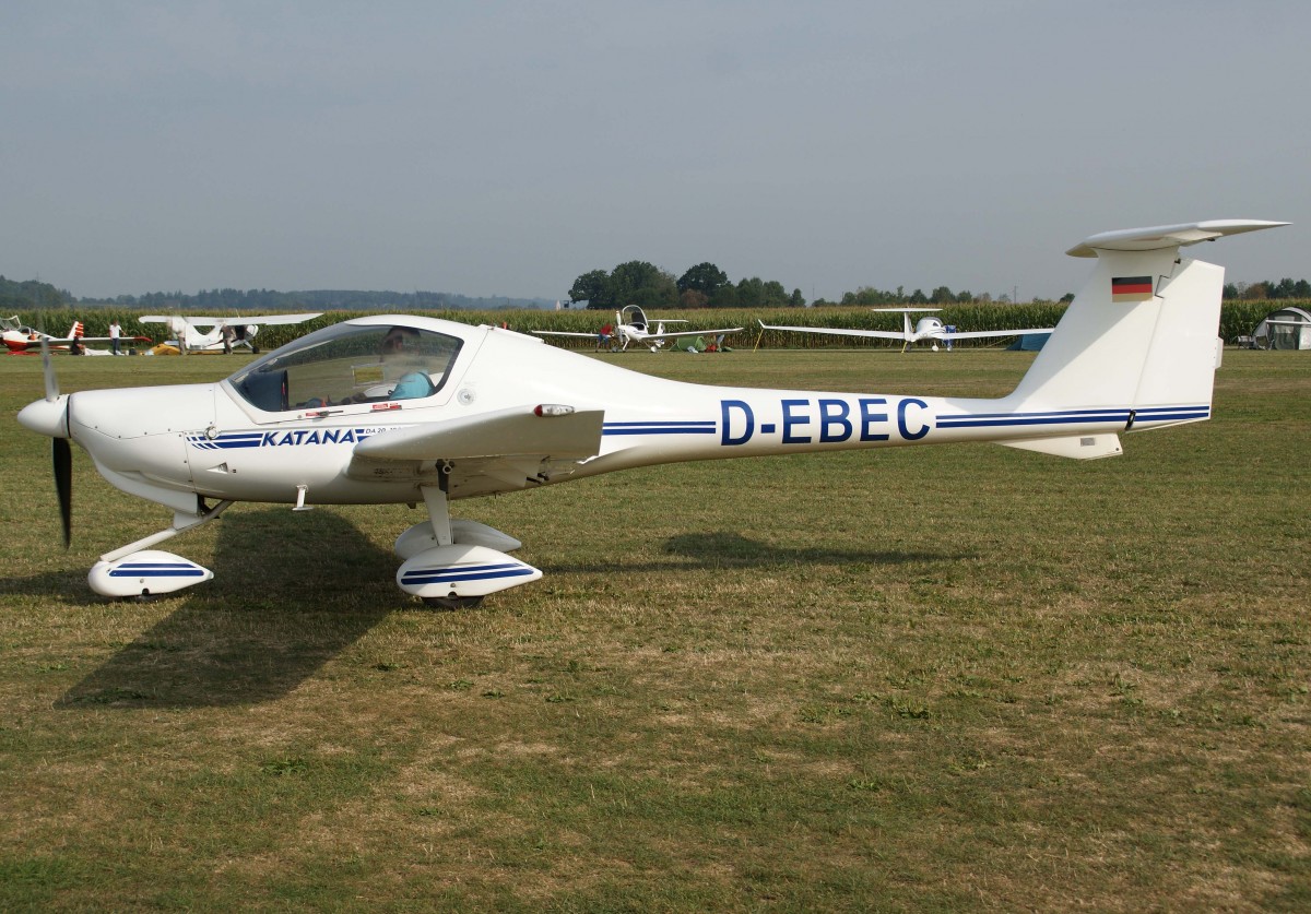 Privat, D-EBEC, Diamond, DA-20 Katana, 24.08.2013, EDMT, Tannheim (Tannkosh '13), Germany 