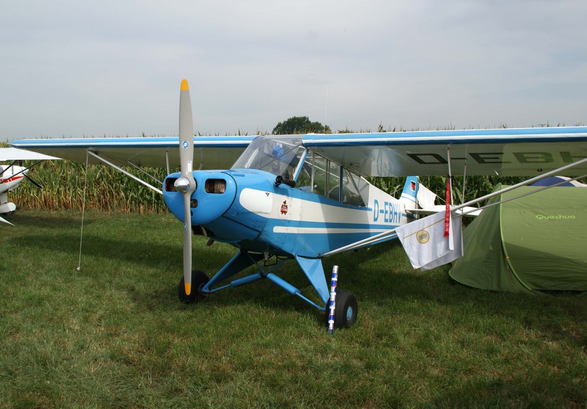 Privat, D-EBHV, Piper, PA-18-95 Super Cub, 23.08.2013, EDMT, Tannheim (Tannkosh '13), Germany 