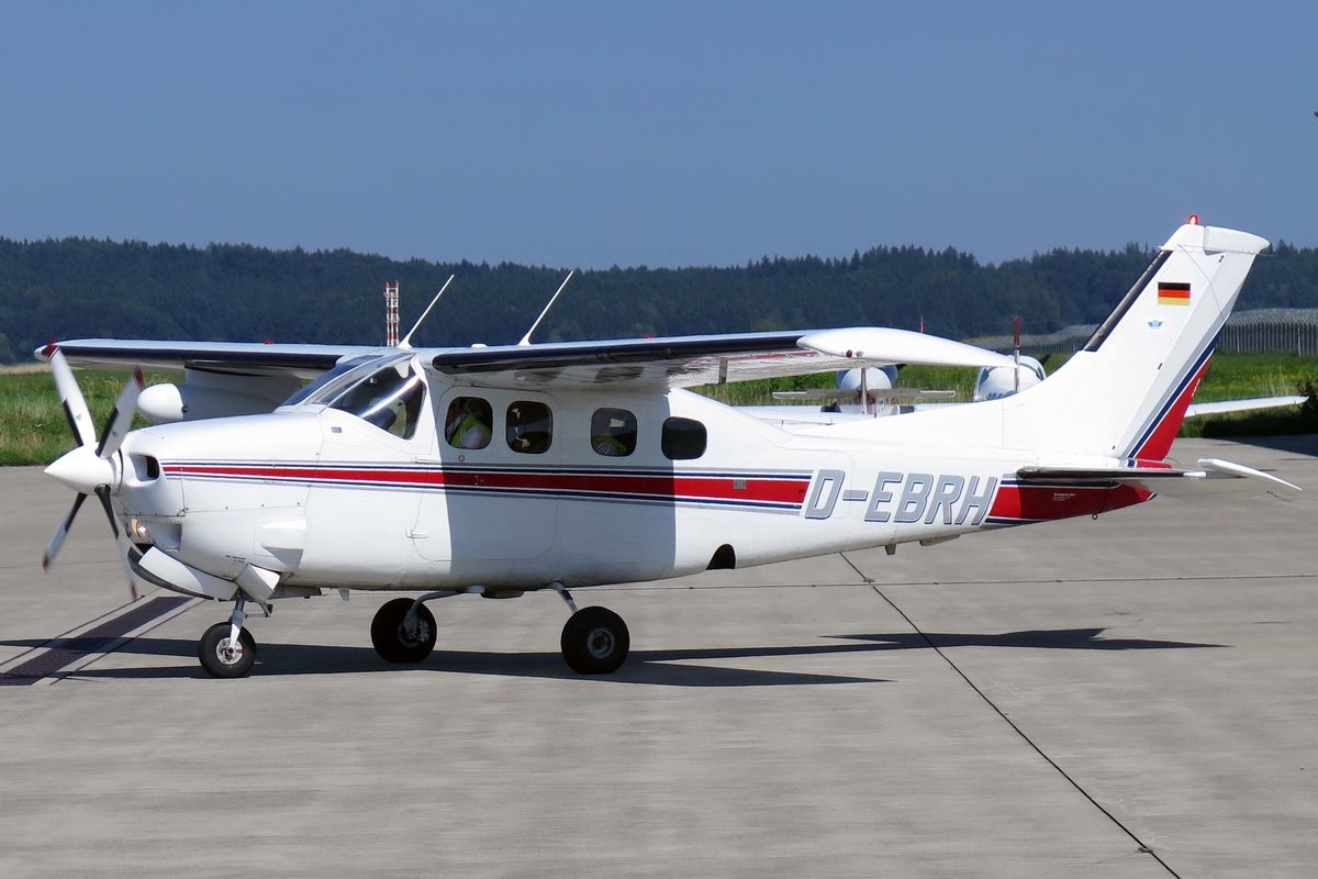 privat, D-EBRH, Cessna, P-210 N Pressurized Centurion, 29.08.2017, FMM-EDJA, Memmingen, Germany 