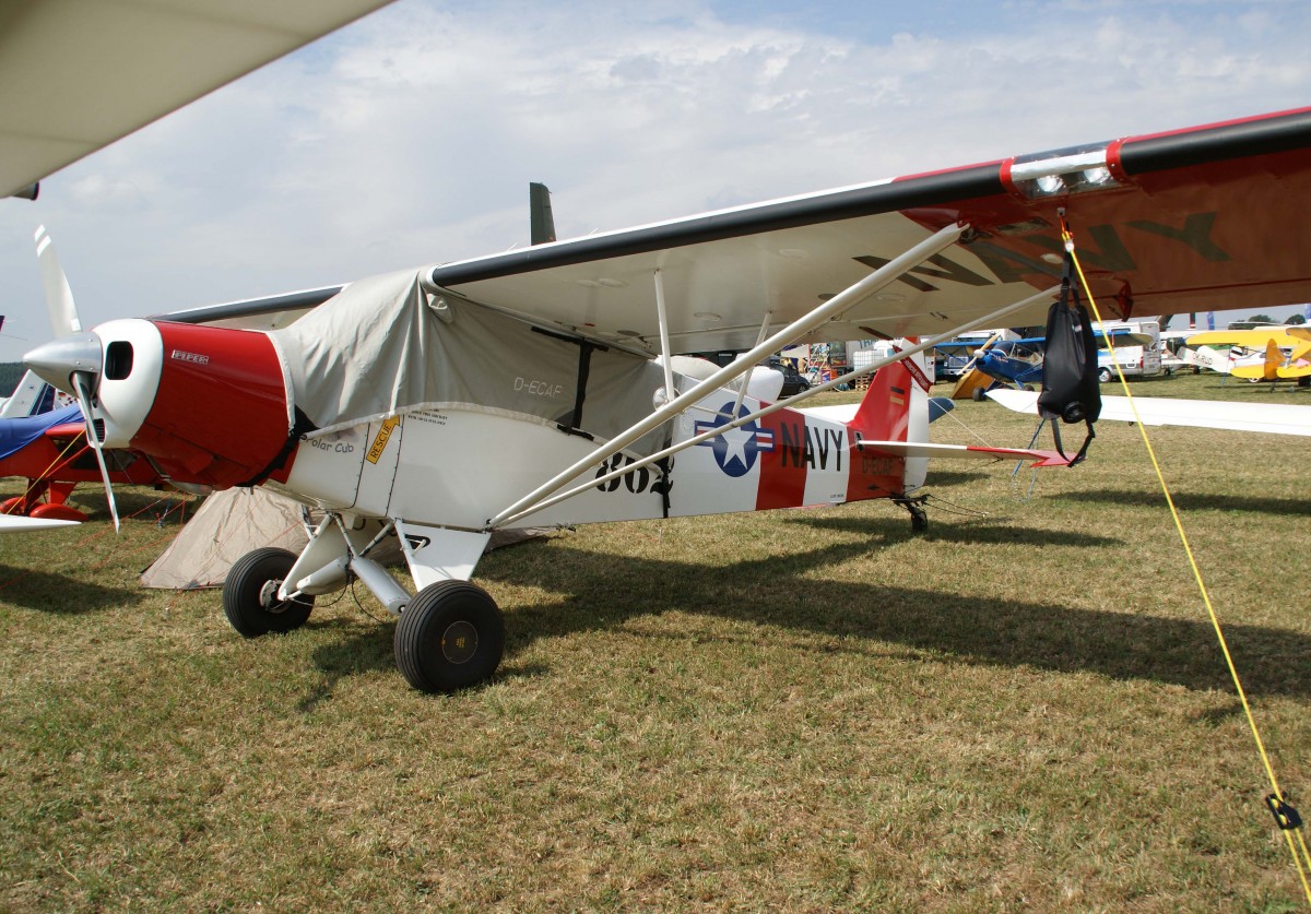 Privat, D-ECAF, Piper, PA-18-95 Super Cub, 23.08.2013, EDMT, Tannheim (Tannkosh '13), Germany 