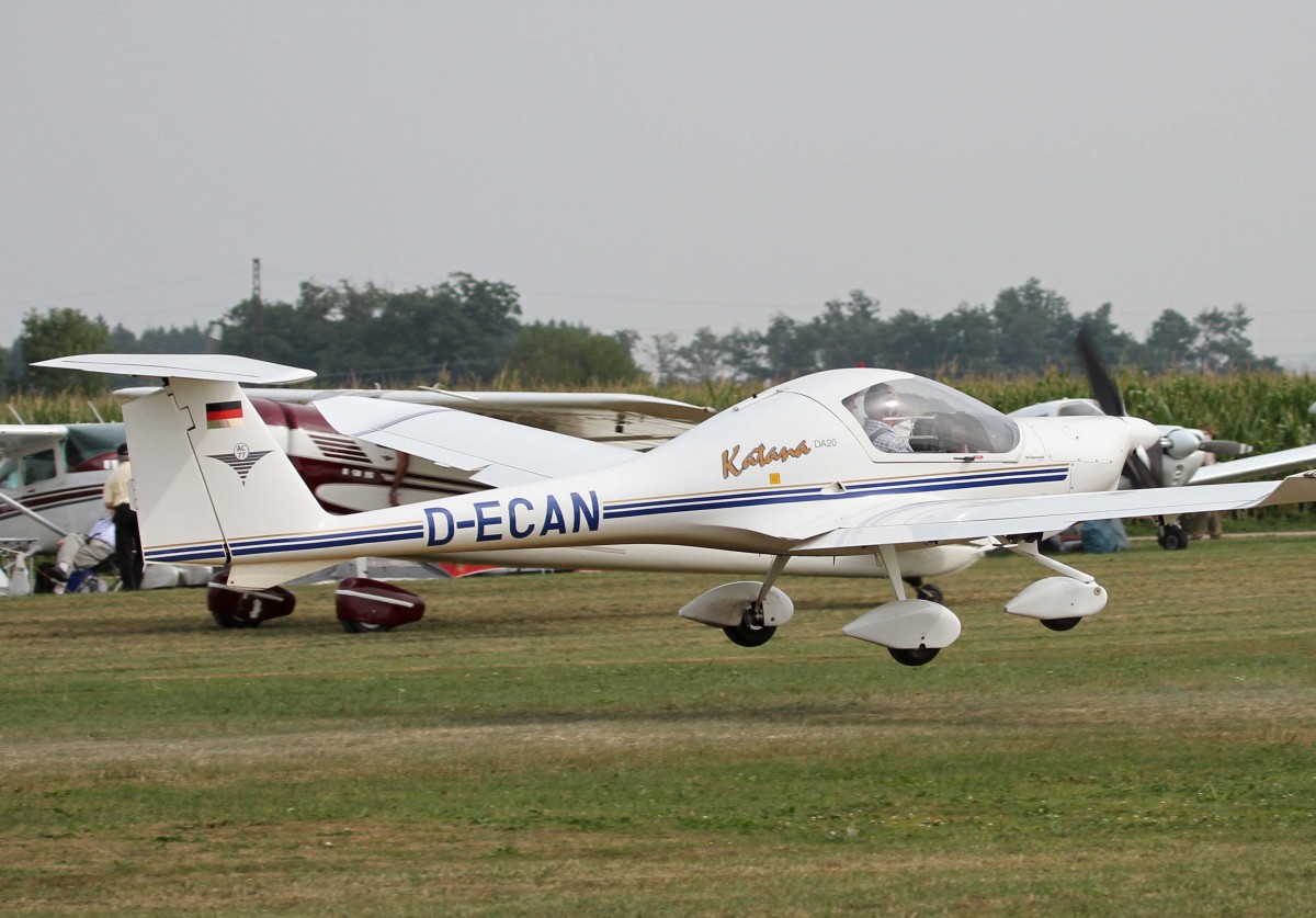 Privat, D-ECAN, Diamond, DA-20 Katana, 24.08.2013, EDMT, Tannheim (Tannkosh '13), Germany 