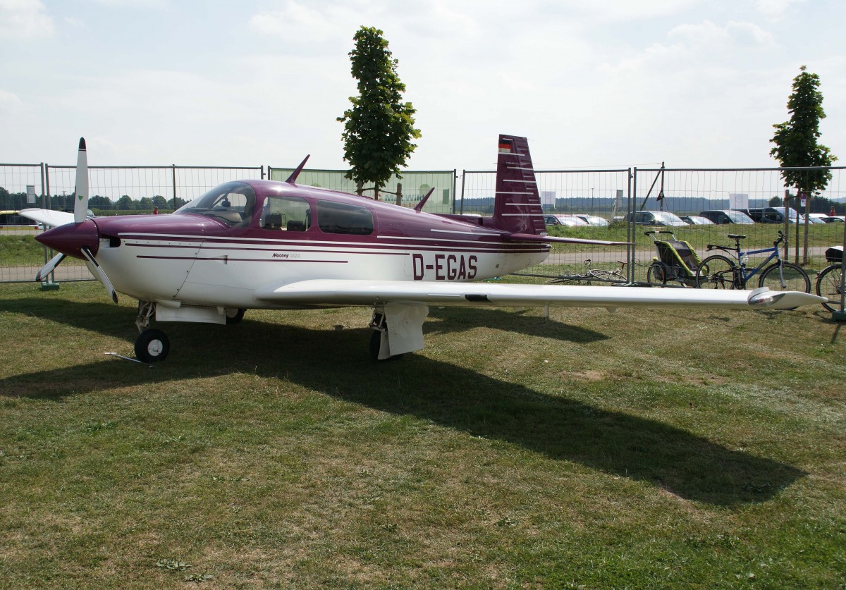 Privat, D-EGAS, Mooney, M-20 J, 23.08.2013, EDMT, Tannheim (Tannkosh '13), Germany 