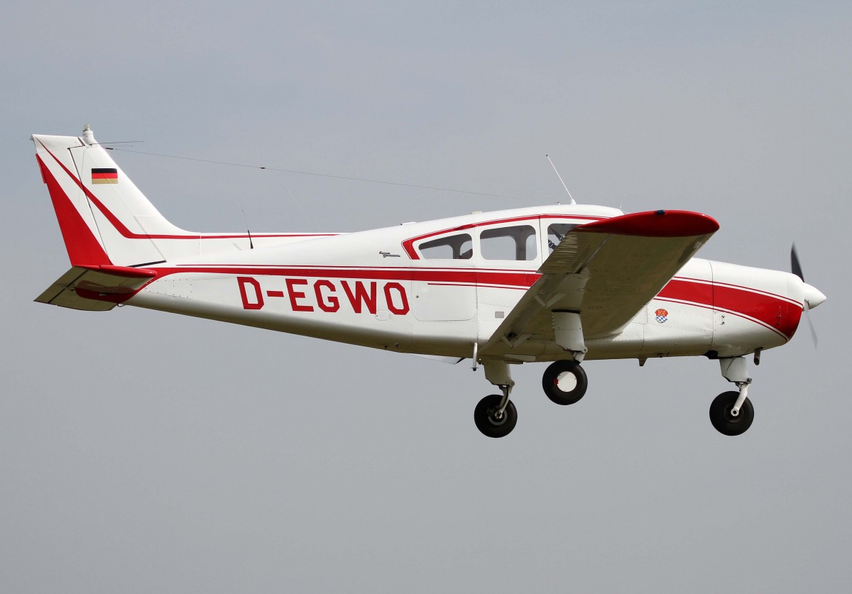 Privat, D-EGWO, Beechcraft, A-23 Musketeer, 23.08.2013, EDMT, Tannheim (Tannkosh '13), Germany 