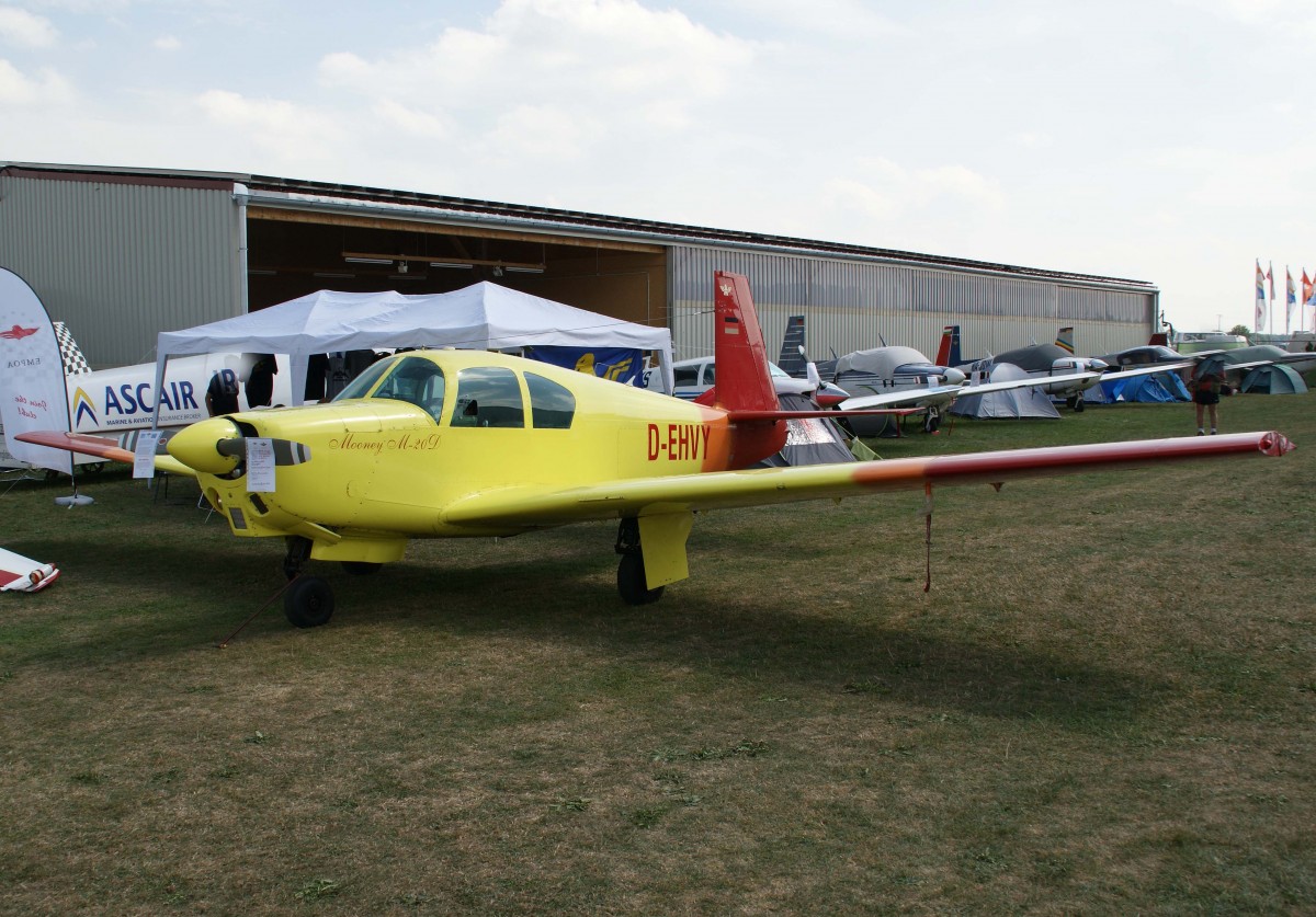 Privat, D-EHVY, Mooney, M-20 D Master, 23.08.2013, EDMT, Tannheim (Tannkosh '13), Germany