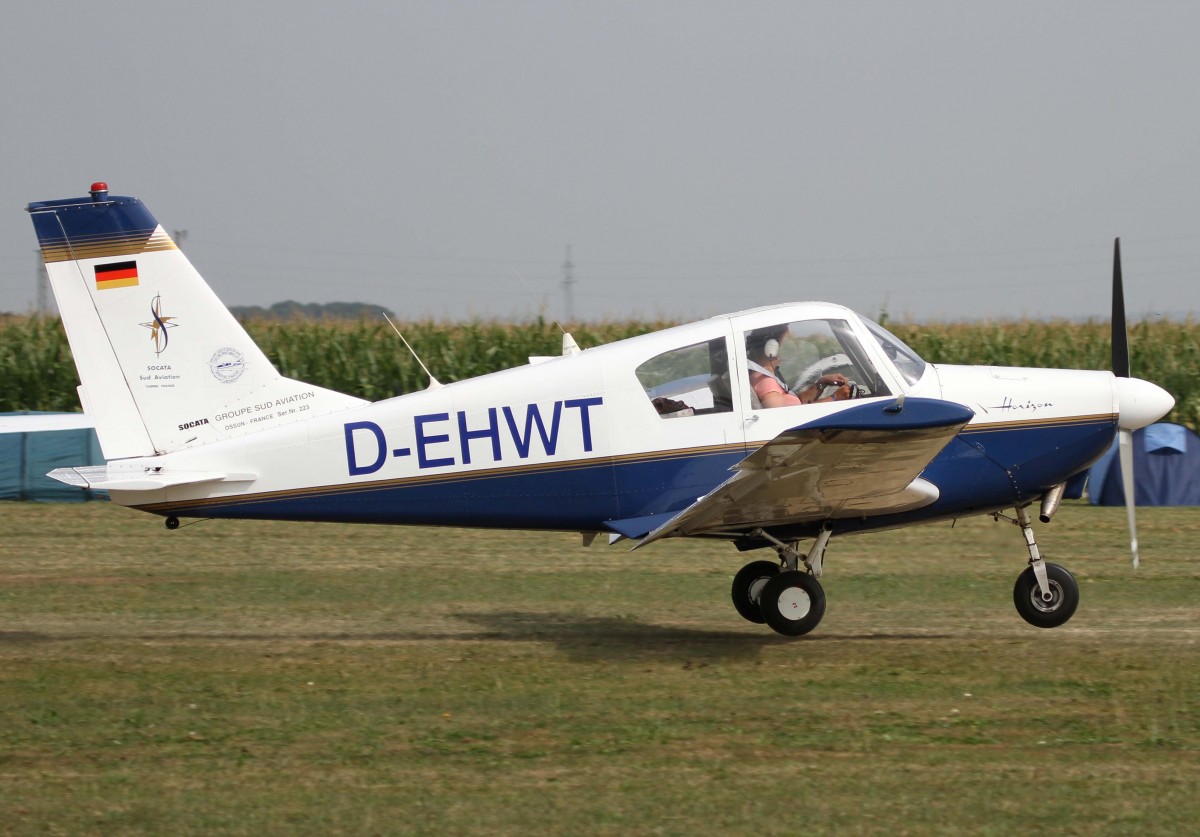Privat, D-EHWT, Socata (Gardan), GY-80 Horizon, 23.08.2013, EDMT, Tannheim (Tannkosh '13), Germany