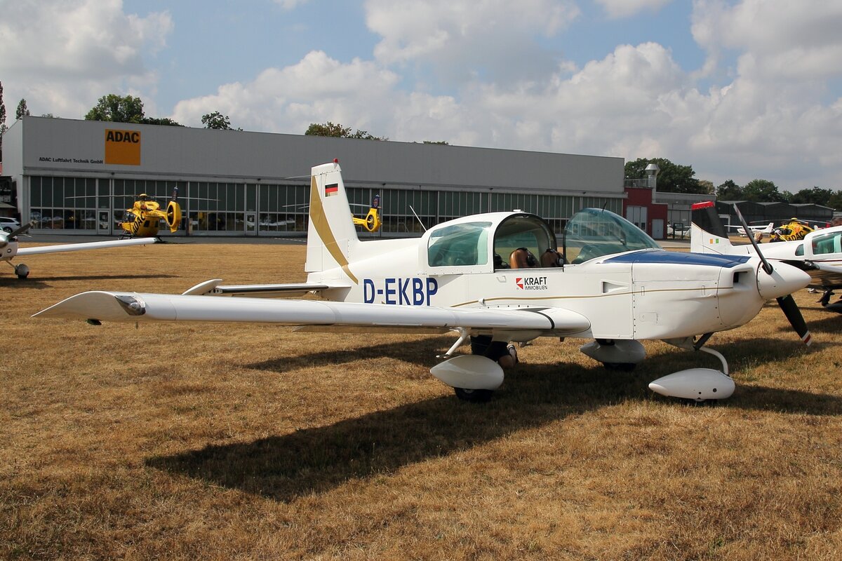 Privat, D-EKBP, Grumman American AA-5B Tiger. Grumman Fly-In, Bonn-Hangelar (EDKB), 20.08.2022.