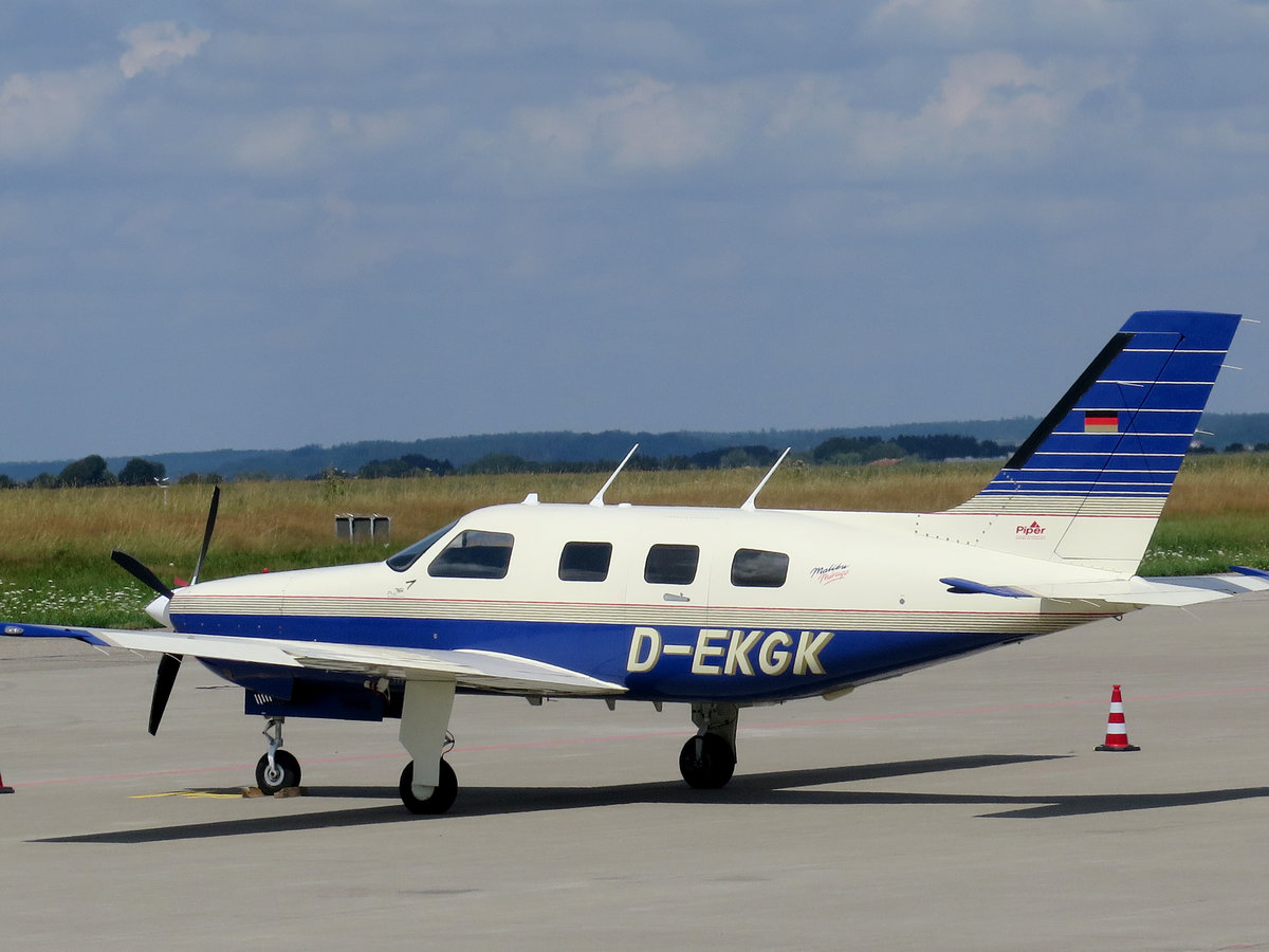 Privat, D-EKGK, Piper, PA-46-350 P  Malibu Mirage, 01.08.2019, EDJA-FMM, Memmingen, Germany