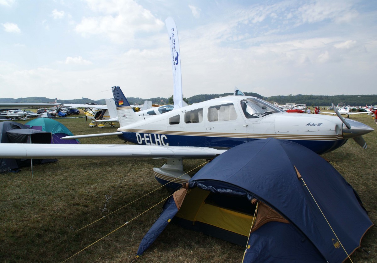 Privat, D-ELHC, Piper, PA-28-181 Archer III, 23.08.2013, EDMT, Tannheim (Tannkosh '13), Germany