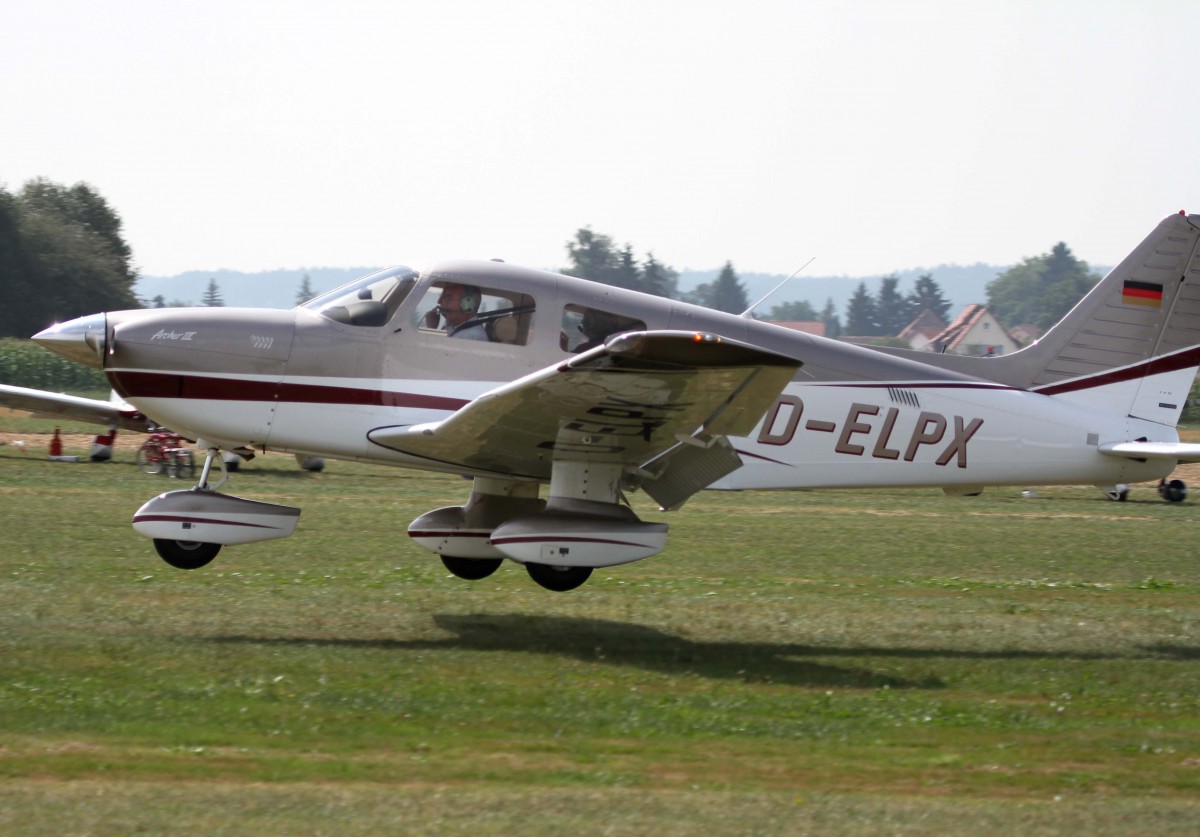 Privat, D-ELPX, Piper, PA-28-181 Archer III, 23.08.2013, EDMT, Tannheim (Tannkosh '13), Germany