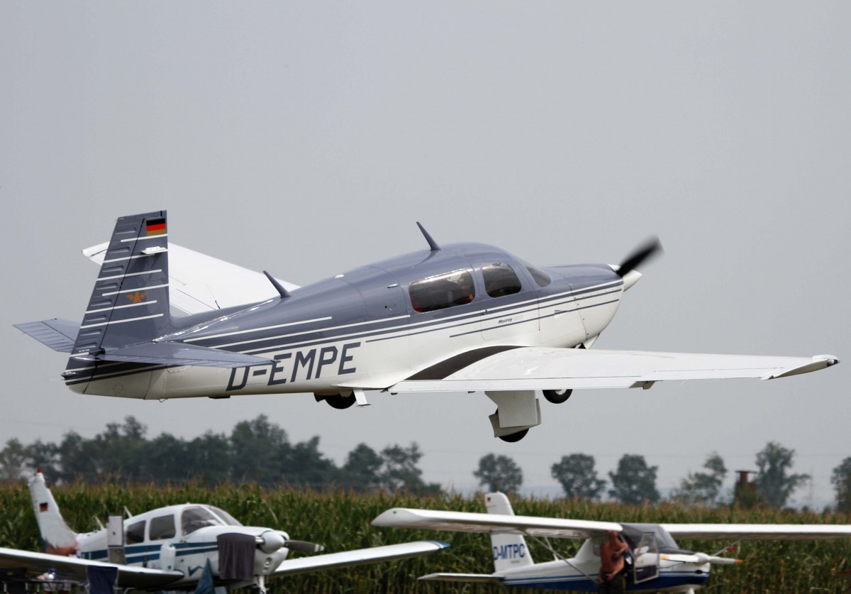 Privat, D-EMPE, Mooney, M-20 J, 24.08.2013, EDMT, Tannheim (Tannkosh '13), Germany