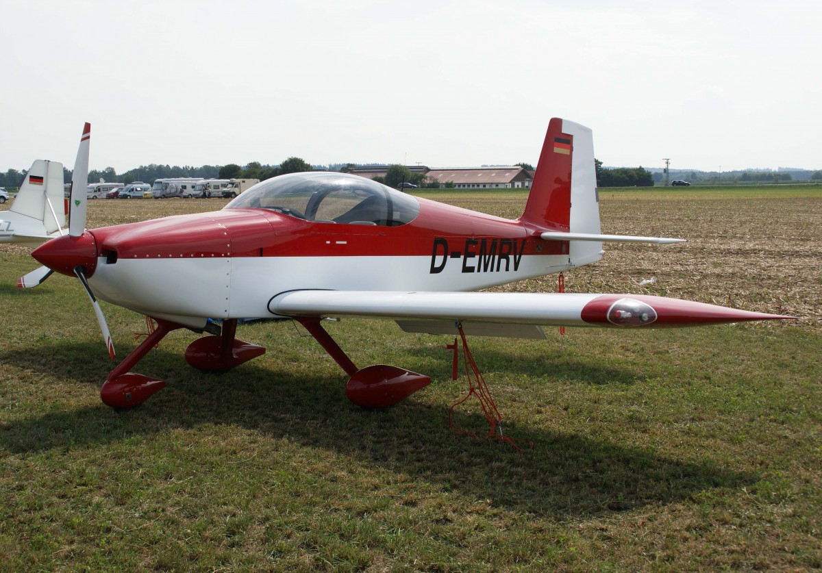 Privat, D-EMRV, Van's Aircraft, RV-7 A, 23.08.2013, EDMT, Tannheim (Tannkosh '13), Germany