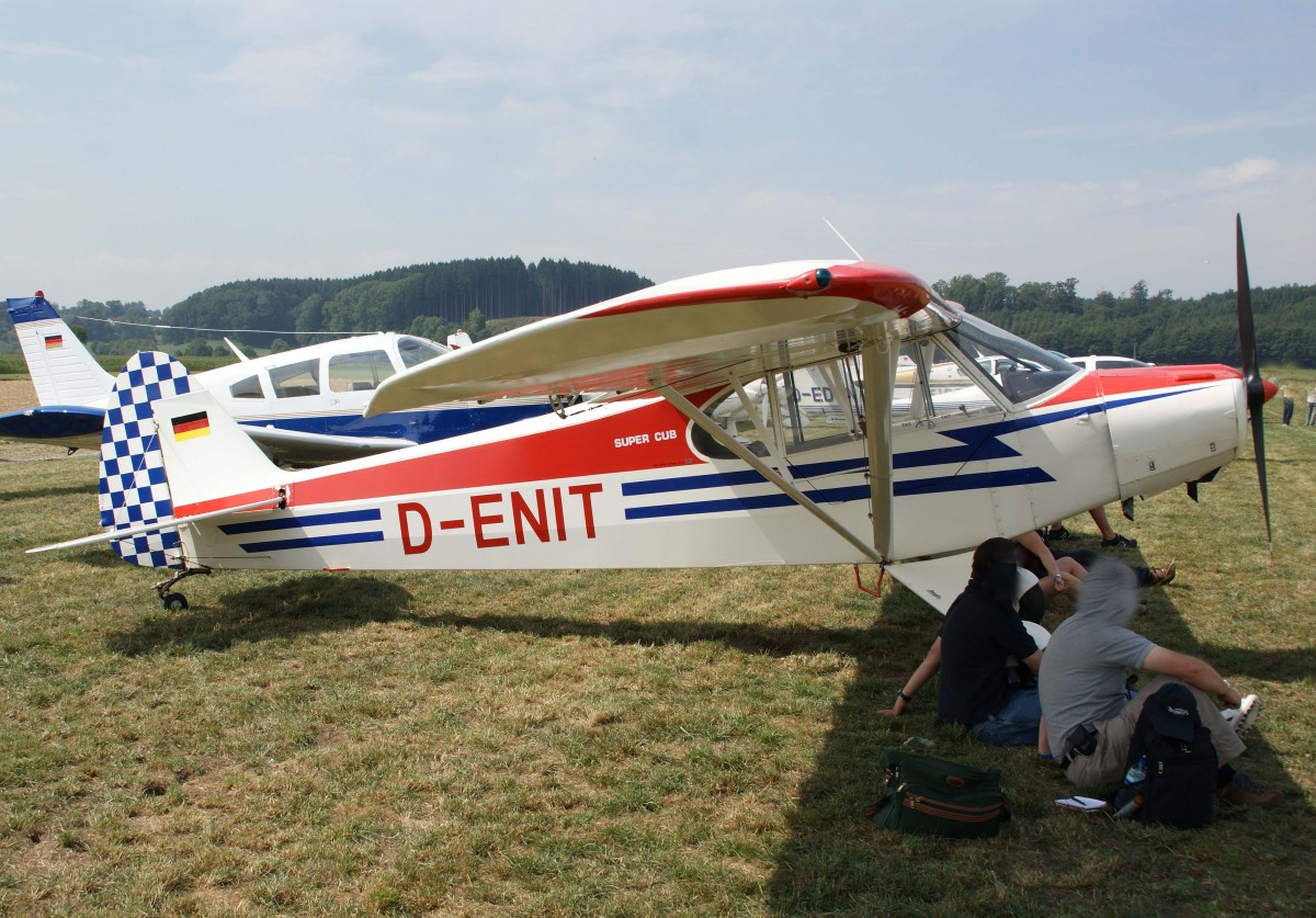 Privat, D-ENIT, Piper, PA-18-95 Super Cub, 23.08.2013, EDMT, Tannheim (Tannkosh '13), Germany