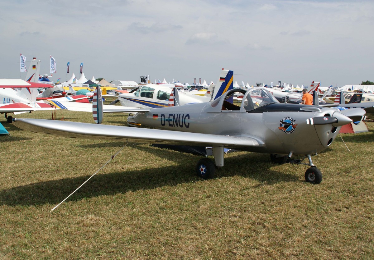 Privat, D-ENUC, Erco, 415 C Ercoupe, 23.08.2013, EDMT, Tannheim (Tannkosh '13), Germany