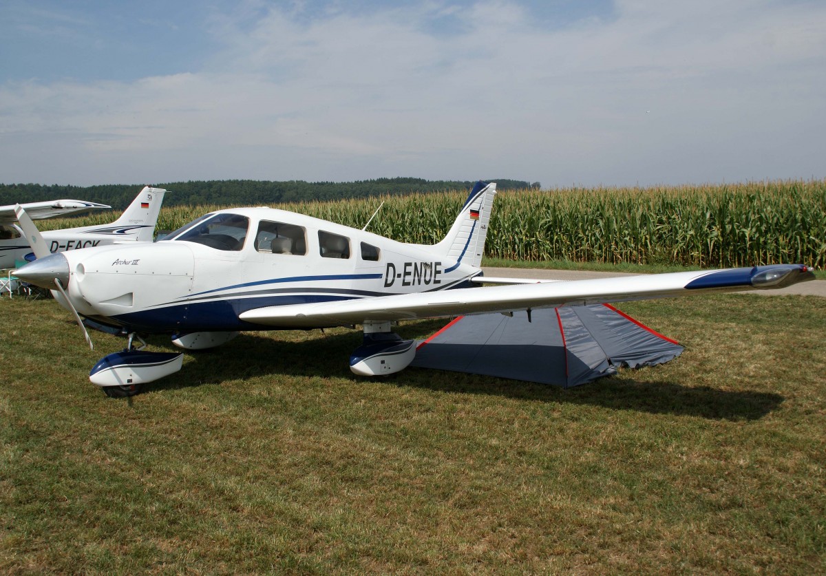 Privat, D-ENUE, Piper, PA-28-181 Archer III, 23.08.2013, EDMT, Tannheim (Tannkosh '13), Germany