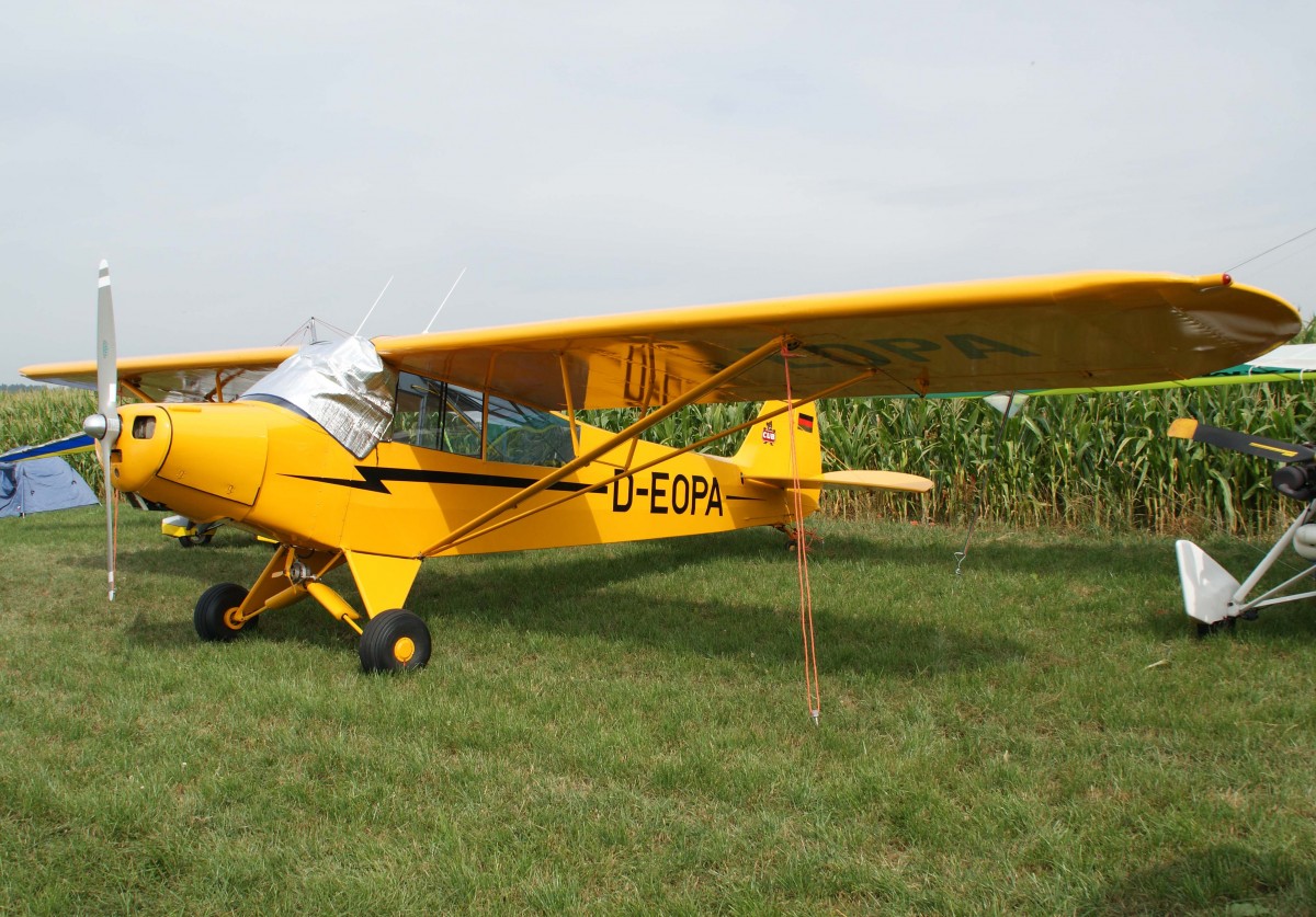 Privat, D-EOPA, Piper, PA-18-95 Super Cub, 23.08.2013, EDMT, Tannheim (Tannkosh '13), Germany