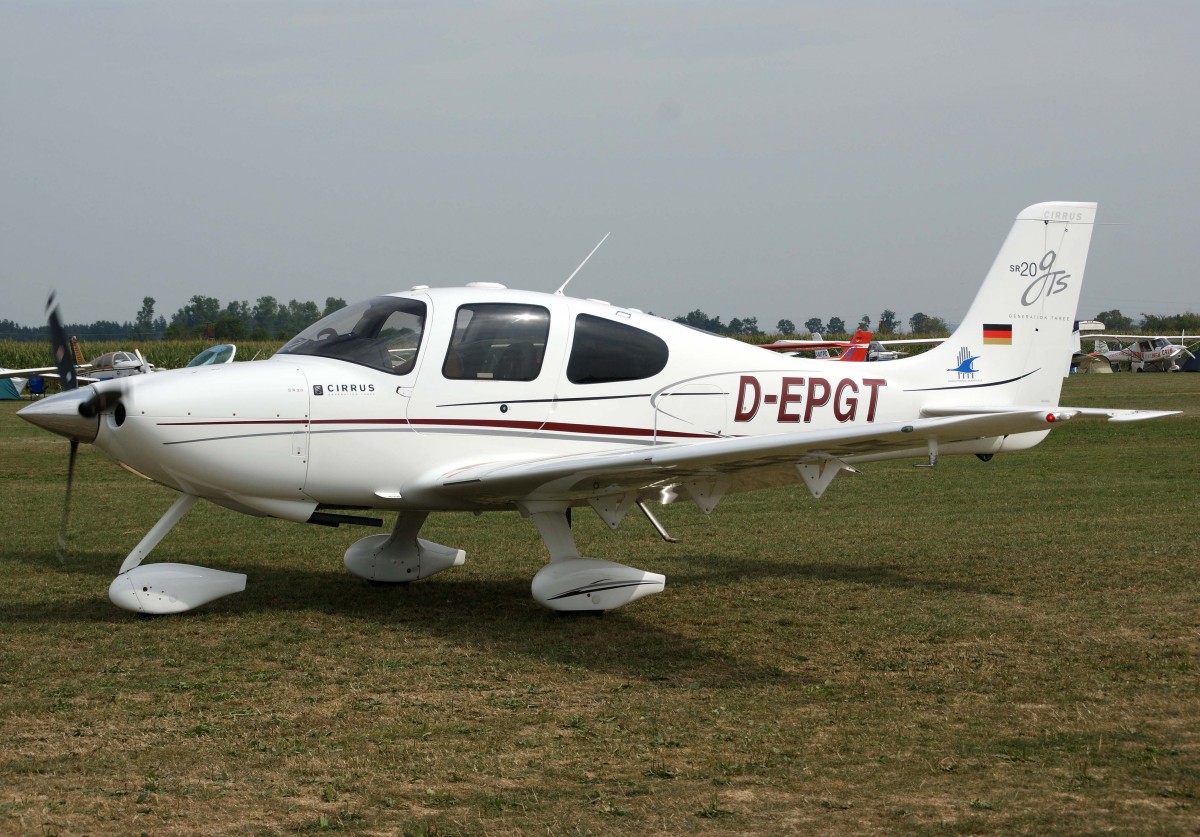 Privat, D-EPGT, Cirrus, SR-20 GTS, 23.08.2013, EDMT, Tannheim (Tannkosh '13), Germany